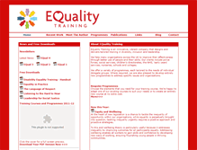 Tablet Screenshot of equalitytraining.co.uk
